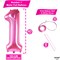 Hot Pink 40" Number 1 Balloon – 1st Birthday Decorations, Mylar Foil Balloon, Reusable, Helium or Air Inflatable, Princess-Themed Party Supplies (Pink)